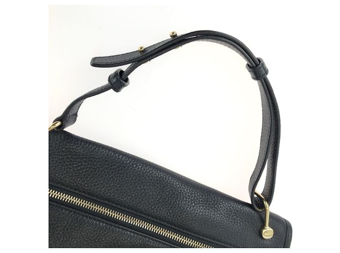 BALLY Bally BLOOM HOBO Borsa a mano in pelle nera Nero - vista 5