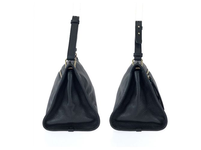 BALLY Bally BLOOM HOBO Borsa a mano in pelle nera Nero - vista 7