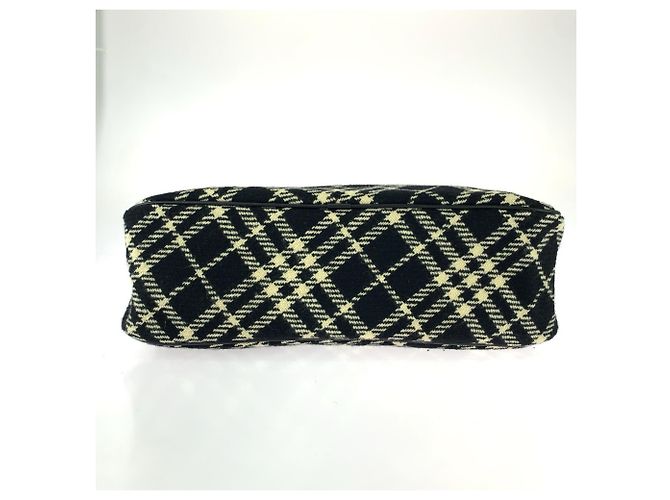 Burberry Handtasche mit Check-Muster Schwarz Aus weiß - Ansicht 10