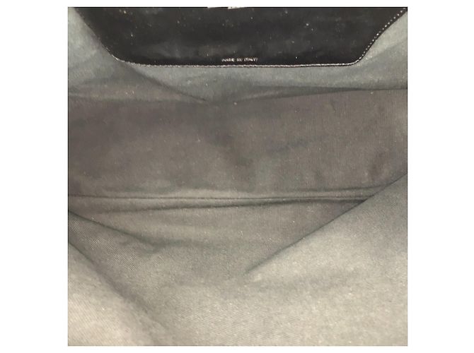 Burberry Handtasche mit Check-Muster Schwarz Aus weiß - Ansicht 9