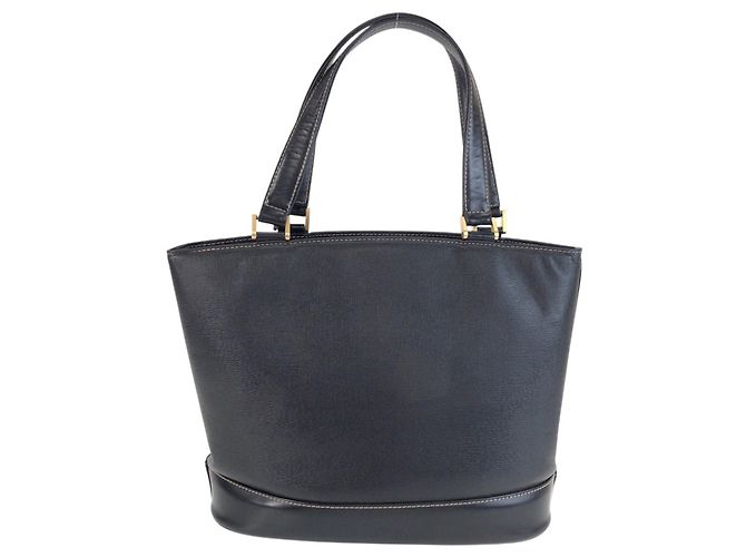 Borsa Tote Burberry in pelle nera Nero - vista 2