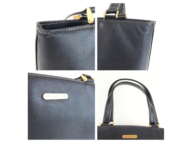 Borsa Tote Burberry in pelle nera Nero - vista 5