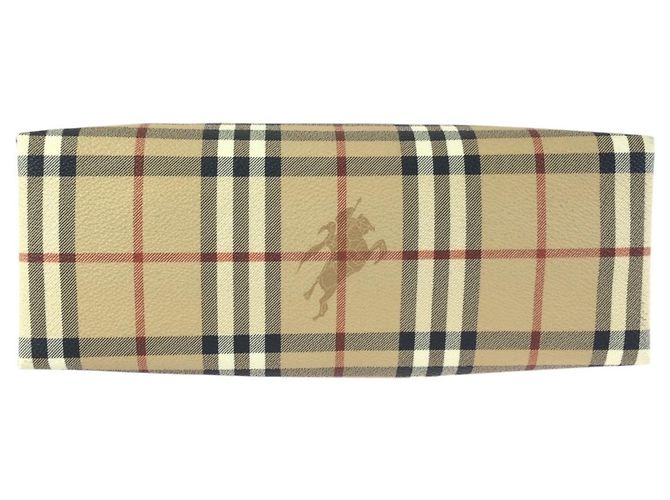 Burberry Nova Check Shadow Tote Bag Braun Beige - Ansicht 10