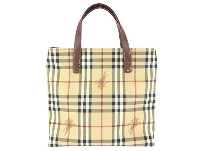Burberry Nova Check Shadow Tote Bag Braun Beige - Ansicht 2