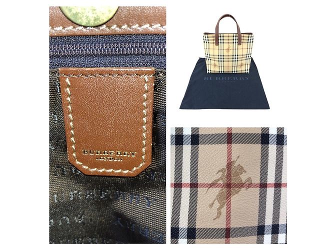Burberry Nova Check Shadow Tote Bag Braun Beige - Ansicht 4