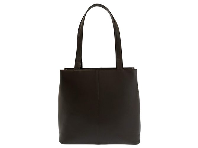 Burberry Shopper aus braunem Leder - Ansicht 2