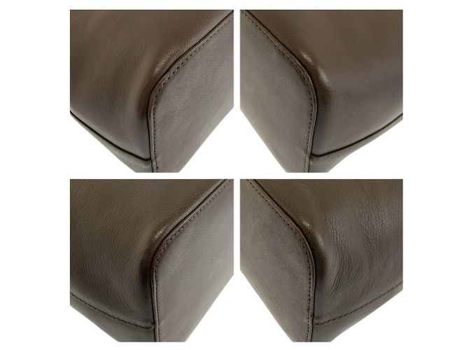 Burberry Shopper aus braunem Leder - Ansicht 4