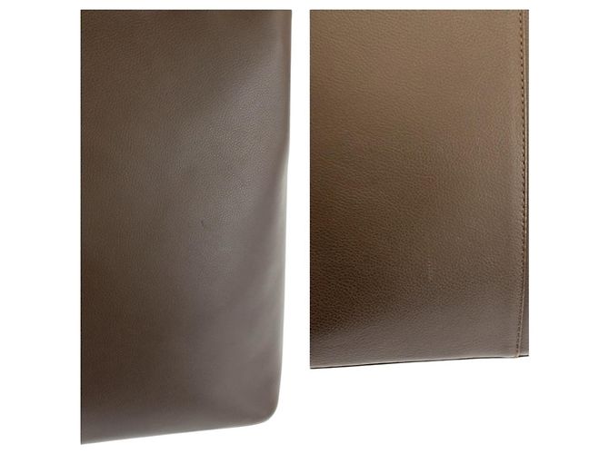 Burberry Shopper aus braunem Leder - Ansicht 5
