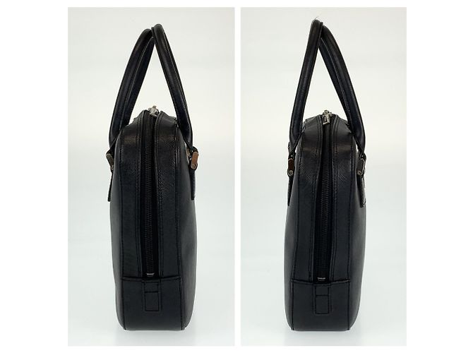 Borsa tote Burberry in pelle nera Nero - vista 6