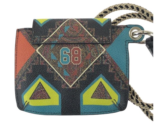 ETRO Multicolor Leather Coin Purse Multiple colors - view 2