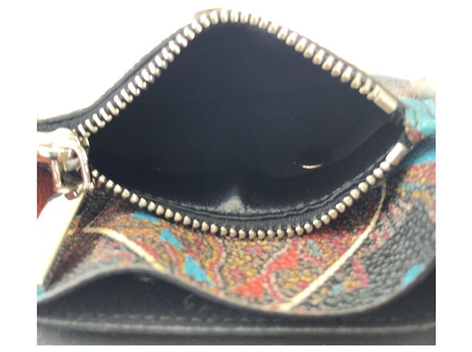 ETRO Multicolor Leather Coin Purse Multiple colors - view 9