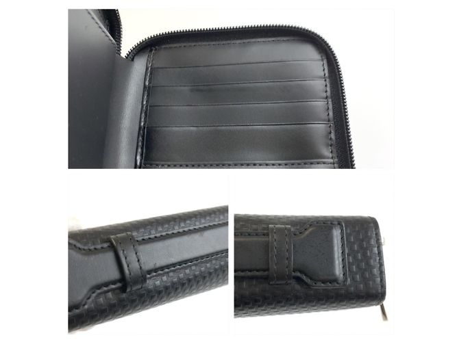Alfred Dunhill Portafoglio lungo Dunhill Micro D-Eight in pelle nera Nero - vista 9