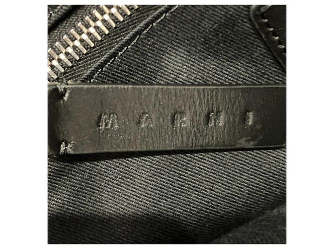 Marni Shopper-Bag aus schwarzem Canvas - Ansicht 10