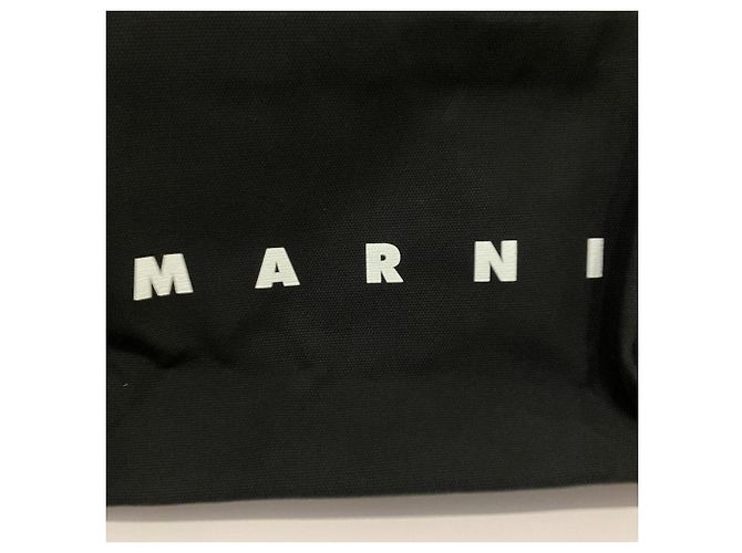 Marni Shopper-Bag aus schwarzem Canvas - Ansicht 8