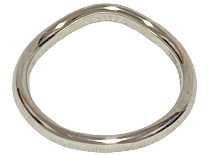 Autre Marque Anello Fascia Curva Tiffany & Co. PT950 - vista 2