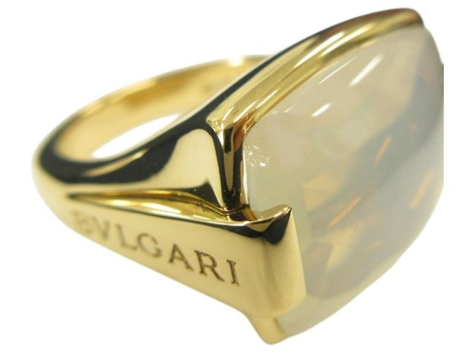 Bulgari Anello Bvlgari Allegra in oro 18K e quarzo latte - vista 15