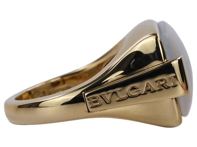 Bulgari Anello Bvlgari Allegra in oro 18K e quarzo latte - vista 3
