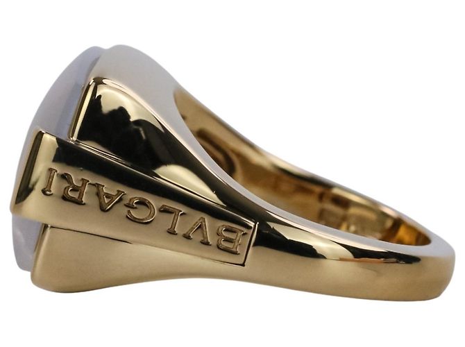 Bulgari Anello Bvlgari Allegra in oro 18K e quarzo latte - vista 7