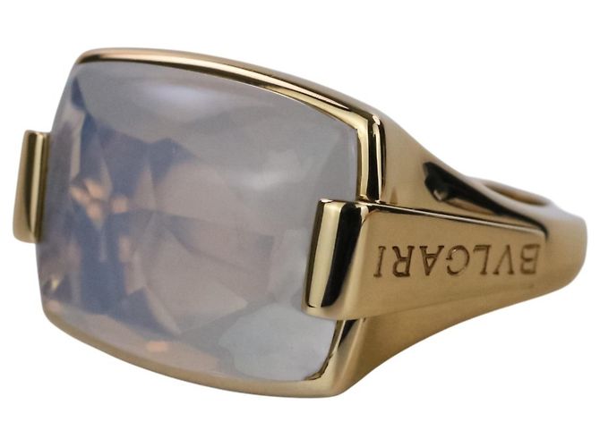 Bulgari Anello Bvlgari Allegra in oro 18K e quarzo latte - vista 8