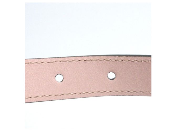 Gucci GG Supreme Marmont schmaler Gürtel Pink Beige - Ansicht 12