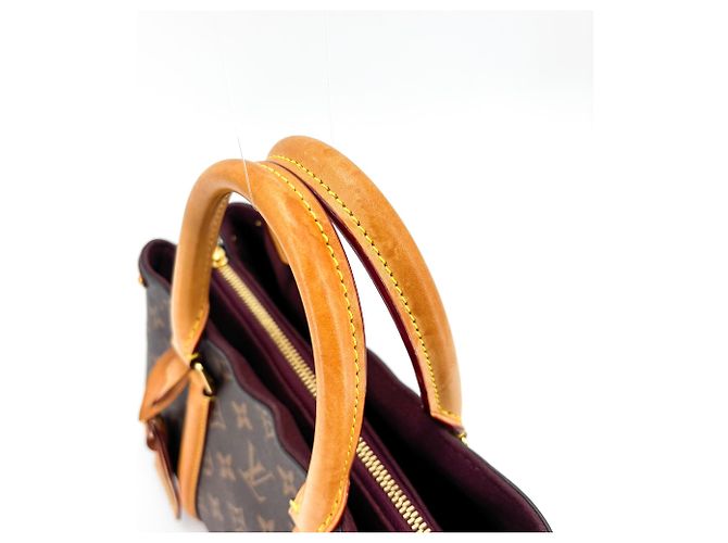 Louis Vuitton Soufflot Monogram Canvas with Leather MM Marrone - vista 7
