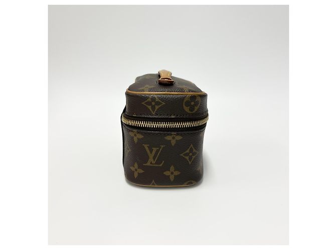 Louis Vuitton Nice Vanity Case Monogram Canvas Nano Braun - Ansicht 3