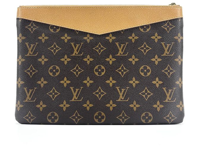 Pouch Daily Louis Vuitton Monogram Canvas Marrone - vista 2