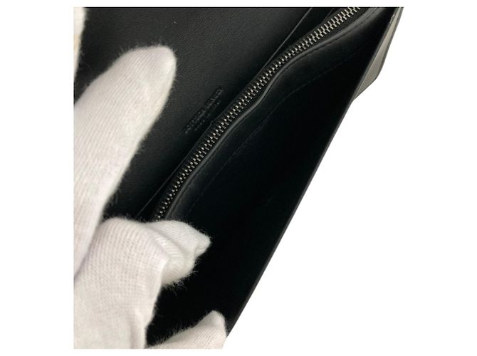 Borsa a tracolla con catena e portafoglio Bottega Veneta Intrecciato Nero - vista 12