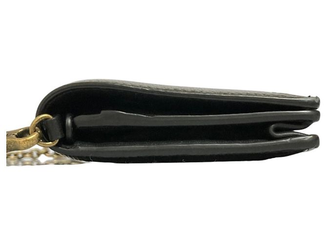Borsa a tracolla con catena e portafoglio Bottega Veneta Intrecciato Nero - vista 3