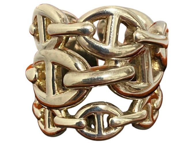 Hermès Hermes Chaine d'Ancre Enchainée GM Ring Silber - Ansicht 2