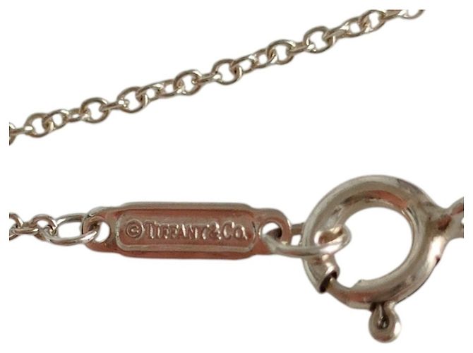 Autre Marque Collana con pendente Tiffany Somerset Mesh Ball Chain Argento - vista 5