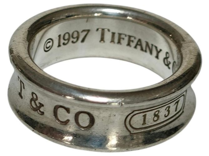 Autre Marque Tiffany & Co. 1837 Ringband Silber - Ansicht 4