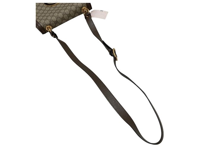 Borsa a tracolla Gucci Blondie GG Supreme Marrone - vista 13