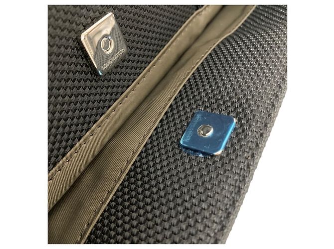 Pasta Louis Vuitton Damier Geant Associé PM Preto - vista 10