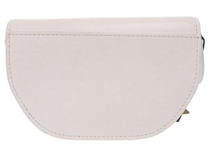 Borsa a tracolla Burberry Mini Olympia Micro Bianco - vista 3