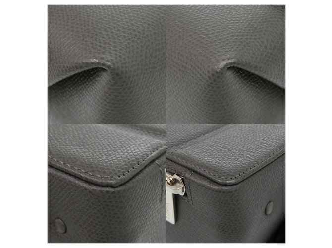 Borsa a tracolla in pelle Valextra Trick Track Marrone - vista 4