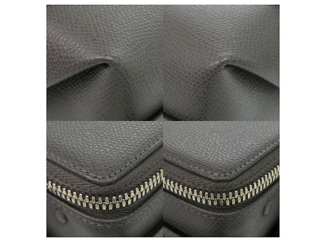 Borsa a tracolla in pelle Valextra Trick Track Marrone - vista 5