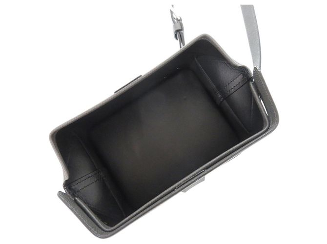 Borsa a tracolla in pelle Valextra Trick Track Marrone - vista 6