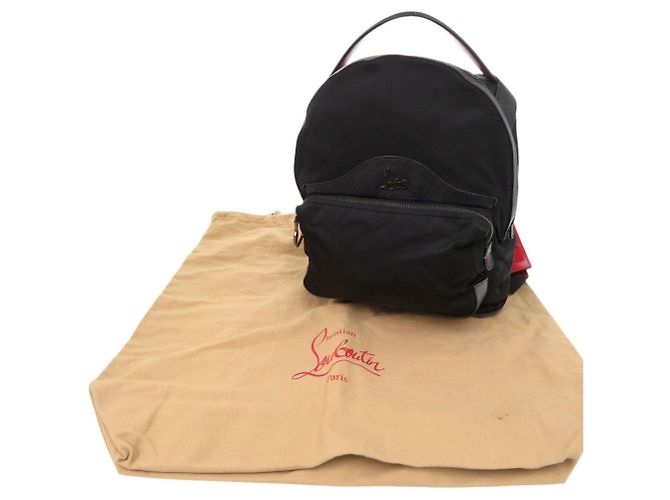 Zaino Christian Louboutin Buckle Small Studs Black Nero - vista 2
