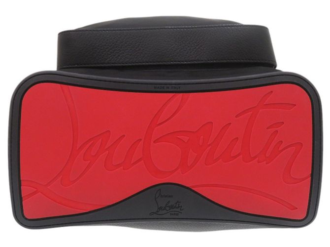 Zaino Christian Louboutin Buckle Small Studs Black Nero - vista 4