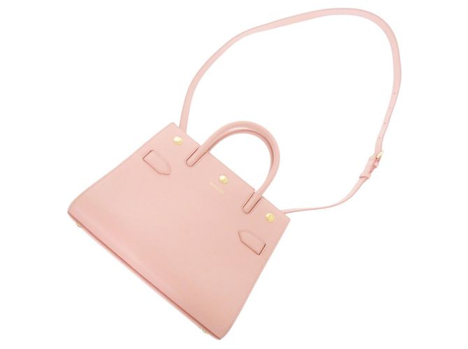 Burberry Borsa a mano 2-Way in pelle Rosa - vista 8
