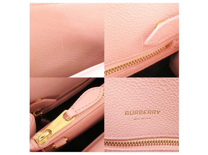 Burberry Borsa a mano 2-Way in pelle Rosa - vista 9