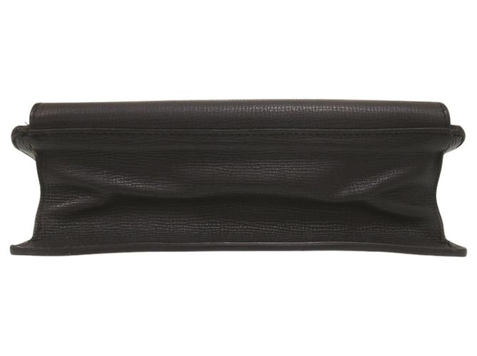 Burberry Nova Check Schultertasche aus Leder Schwarz Beige Grün - Ansicht 5