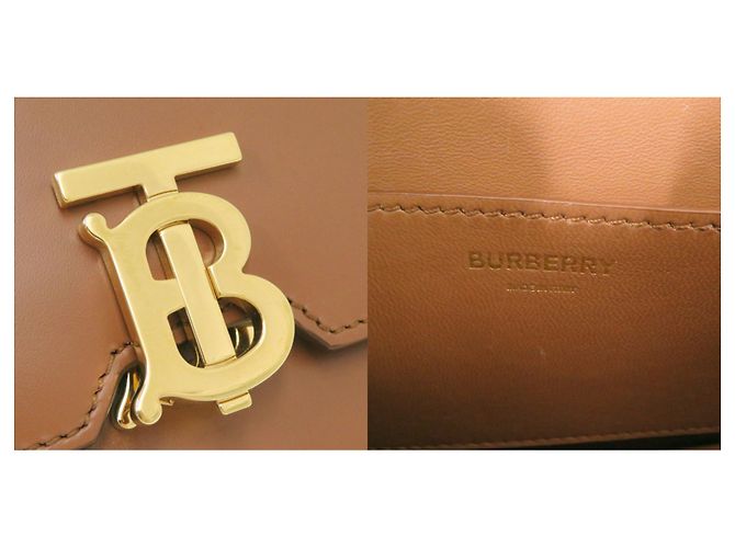 Marsupio Burberry in pelle marrone - vista 10
