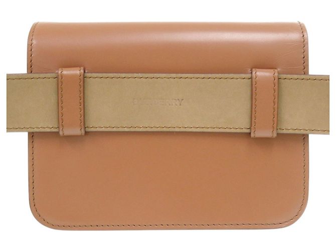 Marsupio Burberry in pelle marrone - vista 2