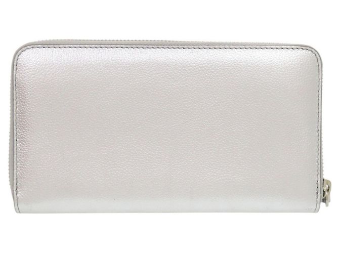 Jimmy Choo Silver Long Wallet Silvery - view 2