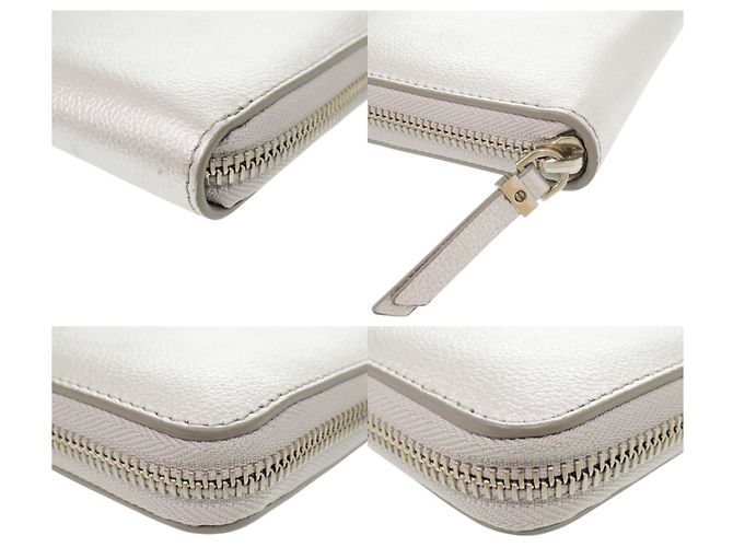 Jimmy Choo Silver Long Wallet Silvery - view 3