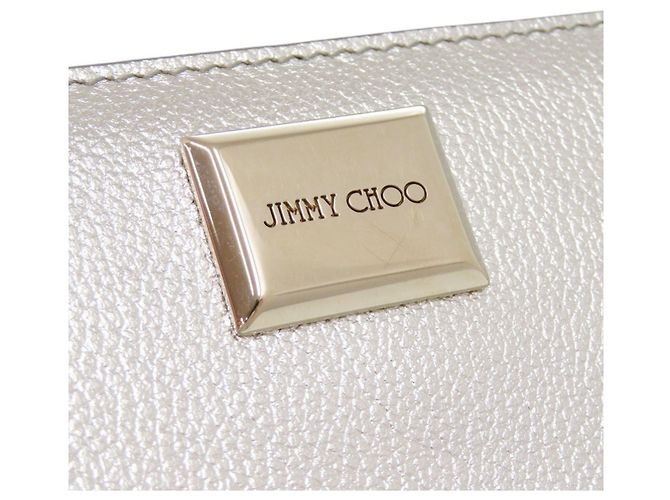 Jimmy Choo Silver Long Wallet Silvery - view 6