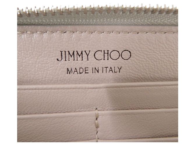 Jimmy Choo Silver Long Wallet Silvery - view 7