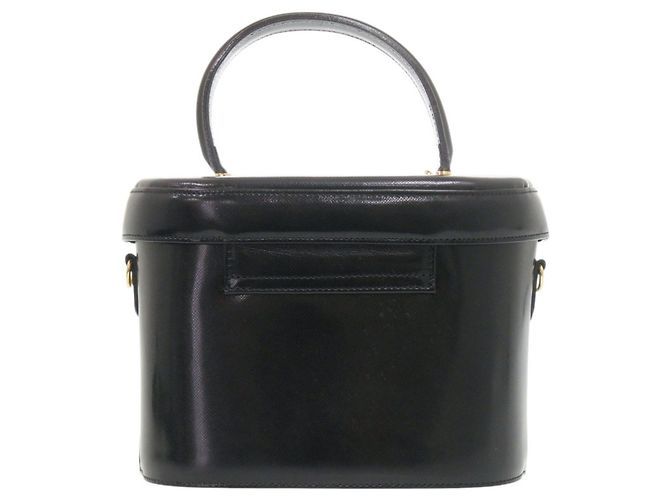Bolso Vanity de piel Versace Negro - vista 2